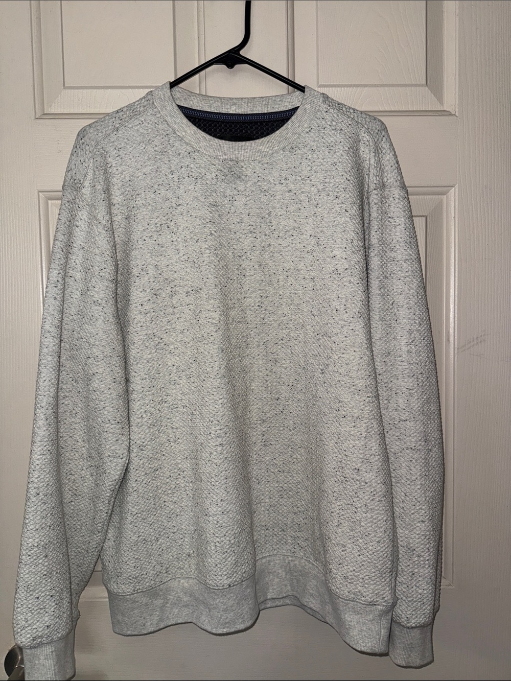 Men's Redmond Light Gray Crewneck Sweater Size M